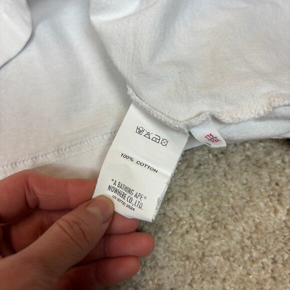 Aape by A Bathing Ape Universe APUNVS T Shirt Men's Medium Japanese Stretwear - Picture 11 of 16